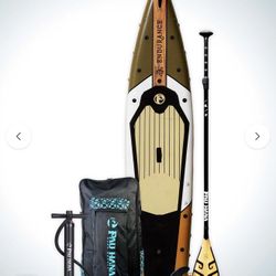 Brand New in box Pau Hana 12" Endurance Air SUP - Olive Burnt Orange