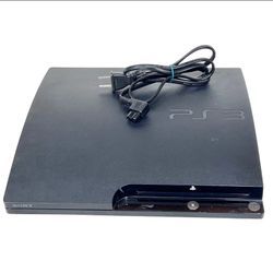 Sony PlayStation 3 Slim PS3 160GB Black Console Gaming System Only CECH-2501A