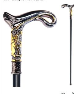 Cane for Men & Women & Seniors - 36.5 Inch Heavy Duty 500+ lbs Capacity, Ergonomic Handle