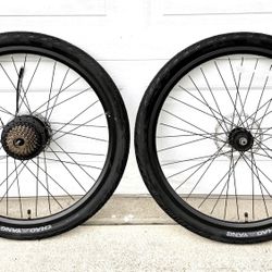 Like New - Set of Wheels & Tires Hub Motor for Concord Commutr Step-Over / Step-Through 27.5" Electric Bike