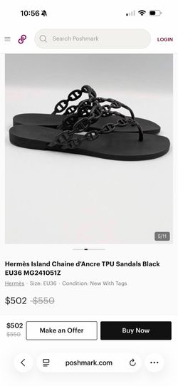 Sandals hermes used