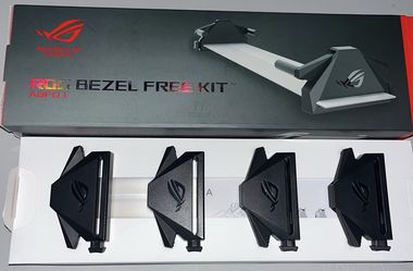 The ASUS ROG Bezel-Free Kit ABF01 is designed for Multi-Monitor Set-ups, NEW