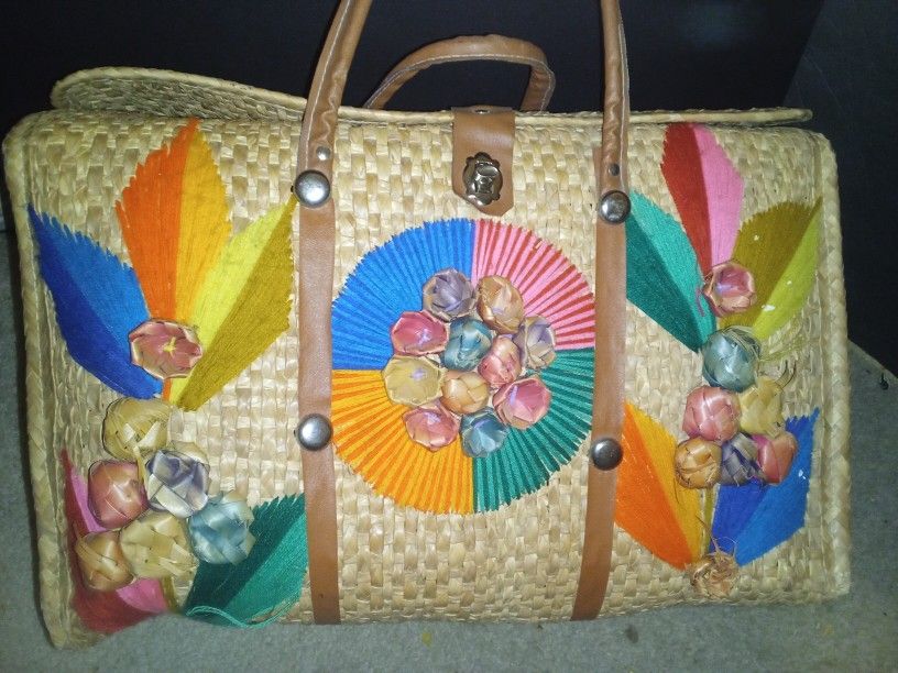 Beautiful Designer Wicker Tote