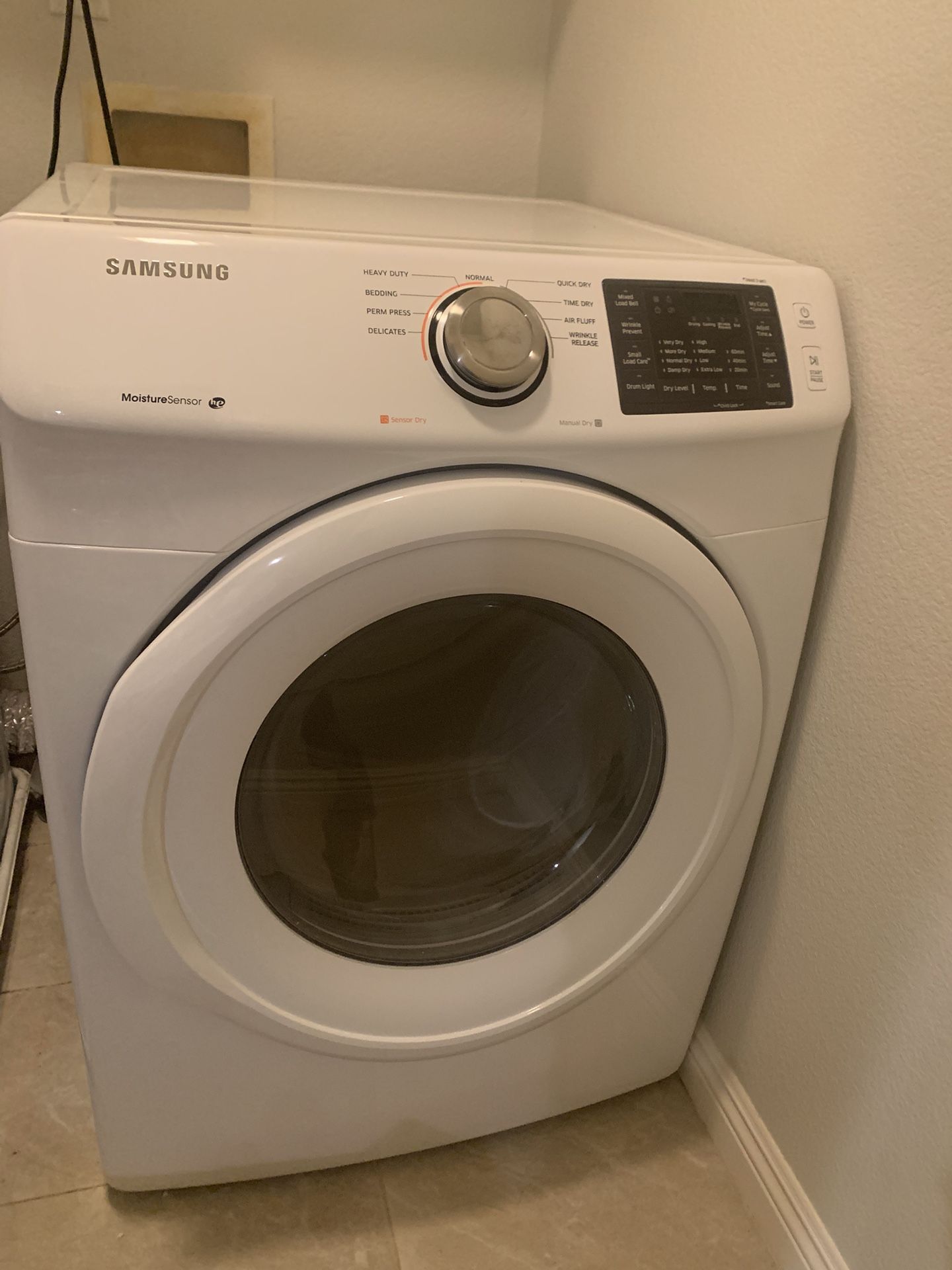 Samsung Front Load Washer + Gas Dryer
