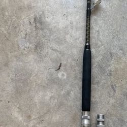 Tackle Unlimited 80lb Big Game Fishing Rod with two Butts