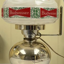 Vintage Budweiser Beer Lamp