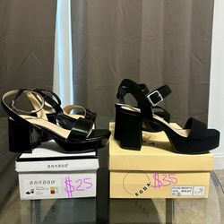 NEW HEELS SIZE 7.5 and 8.5