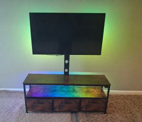RGB Wooden TV Mount Stand