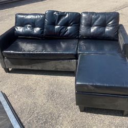Black Leather Couch Comfy
