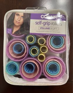 Used Conair self-grip hair rollers 31-piece set