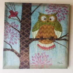 Print canvas of Owl for kids room