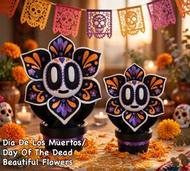 3D Printed Day of the Dead Flower