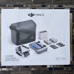 DJI mini 3 fly more combo drone and built in screen remote controller 