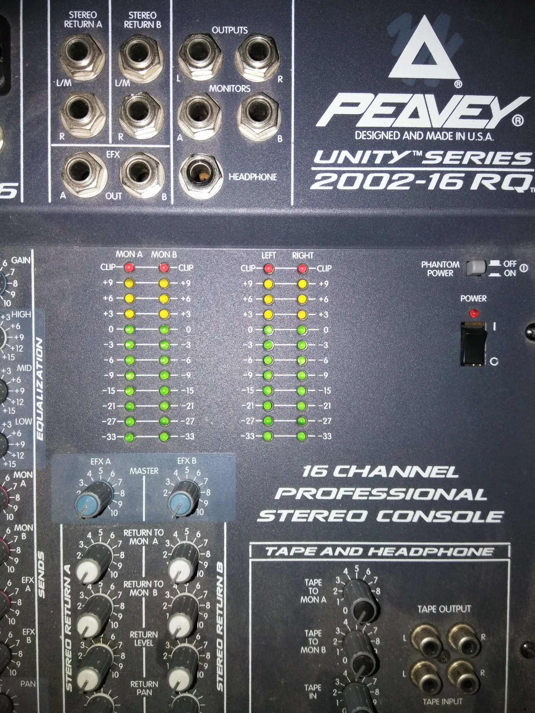 Peavey unity series 2002 16 rq