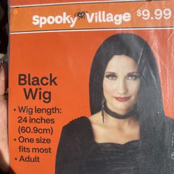 Black Long Wig