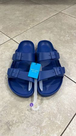 Men’s Blue Sandals, Size 13
