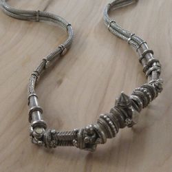 Old Indian Silver Belt  Weight 233 Grams