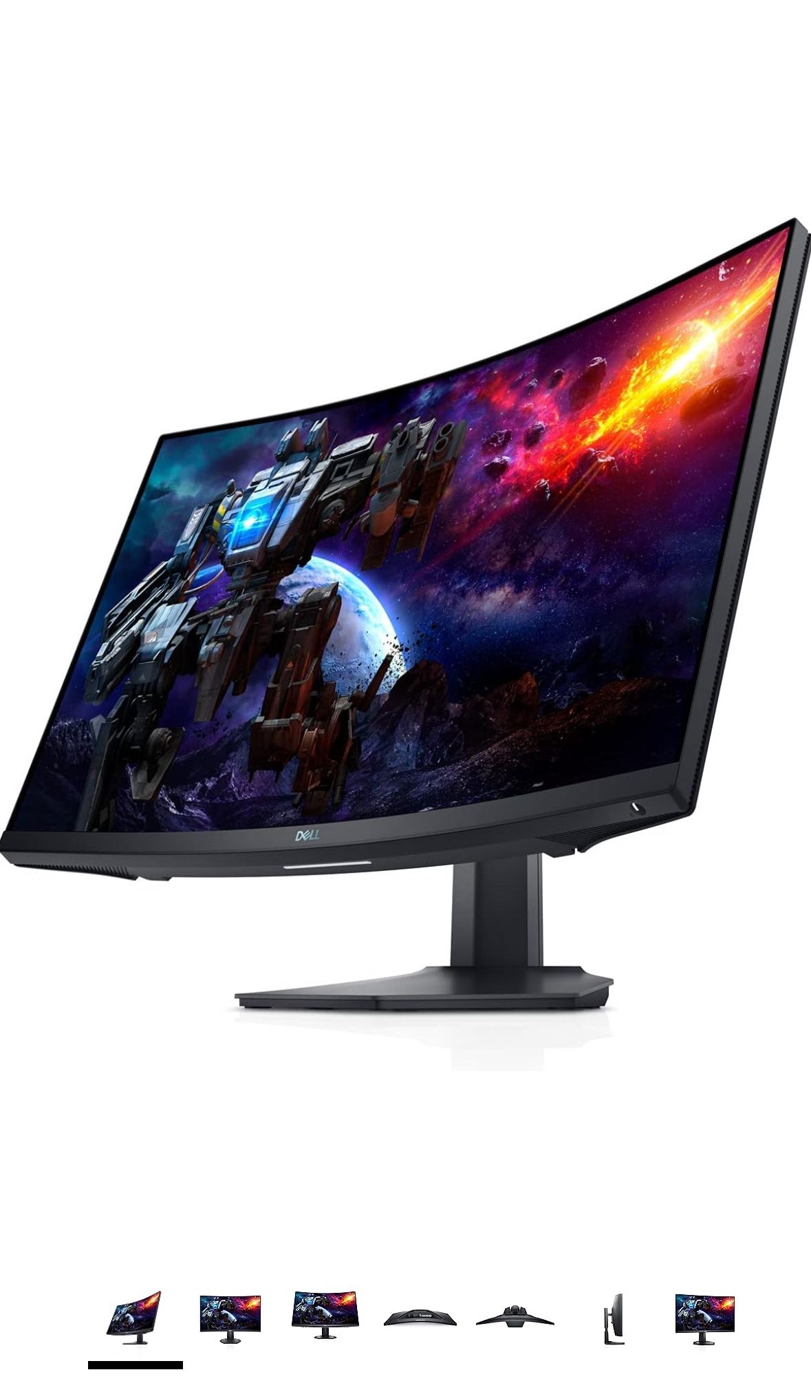 Dell S2722DGM - 27-inch QHD (2560 x 1440) Curved Gaming Monitor