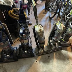 Lot Of 5 Hoover Vacuums (for Parts)