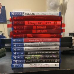 PS4 GAMES LOT