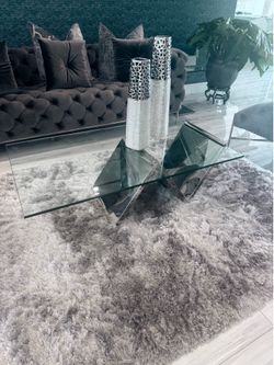 2 Piece Contemporary  Coffee Table & Side Table