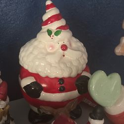 Santa Cookie Jar