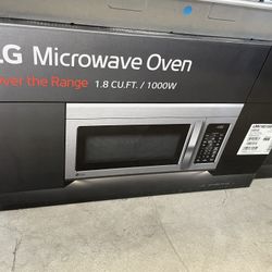 Lg 30” Over The Range Microwave In Stainless 