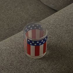 American flag shot glass
