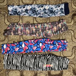 4 Pc Leggings Kids Size L10/12 Girls 