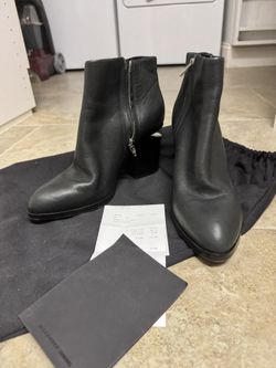 Alexander Wang Gabi Booties Boots Black Size 40.5
