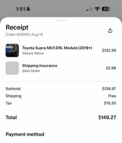MK5 Supra Yellow DRL Module – Brand New / Never Installed