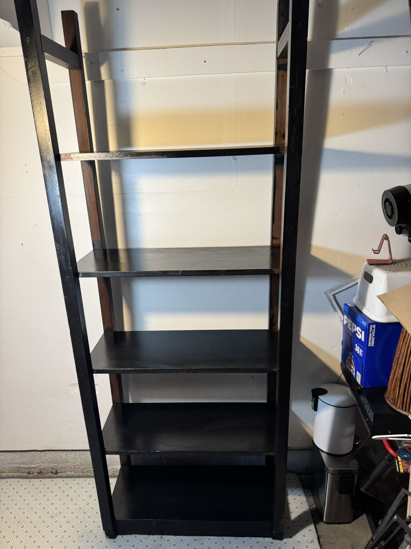WOODEN BOOKSHELF