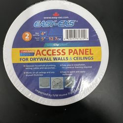 EASY-EXS Access Panel Round 5" Plastic Spring-Clip Panel (Max Service Opening 4")