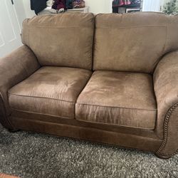  Leather Love Seat 