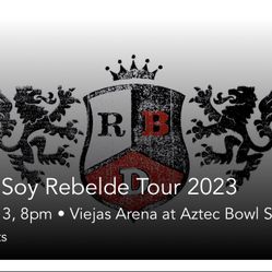 2 Rebelde Tickets 