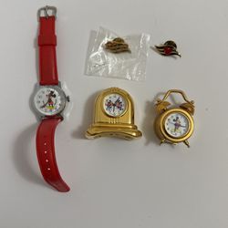 Disney Vintage Clocks And Pins