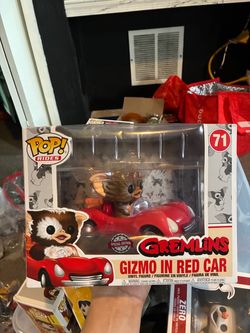 Funko Pop Rides Gremlins Gizmo in Red Car #71