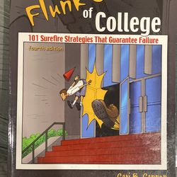 How To Flunk Out Of College Textbook