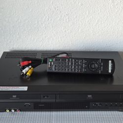 Sony SLV-D380P DVD VHS VCR Combo Player Recorder Hi-Fi Stereo W/ Remote & Cables