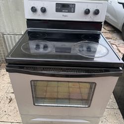 Whirlpool Stainless Steel Stove Working Good 