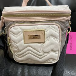 New With Tags Betsey Johnson Cargo Lunch Tote Box