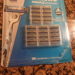 Gillette Mach3 Advanced 20 Cartridges 
