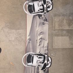 Snowboard Timeless CRX 158 With Camp Seven Bindings 