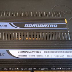 DDR2 Corsair Dominator 4GB 2x2GB sticks