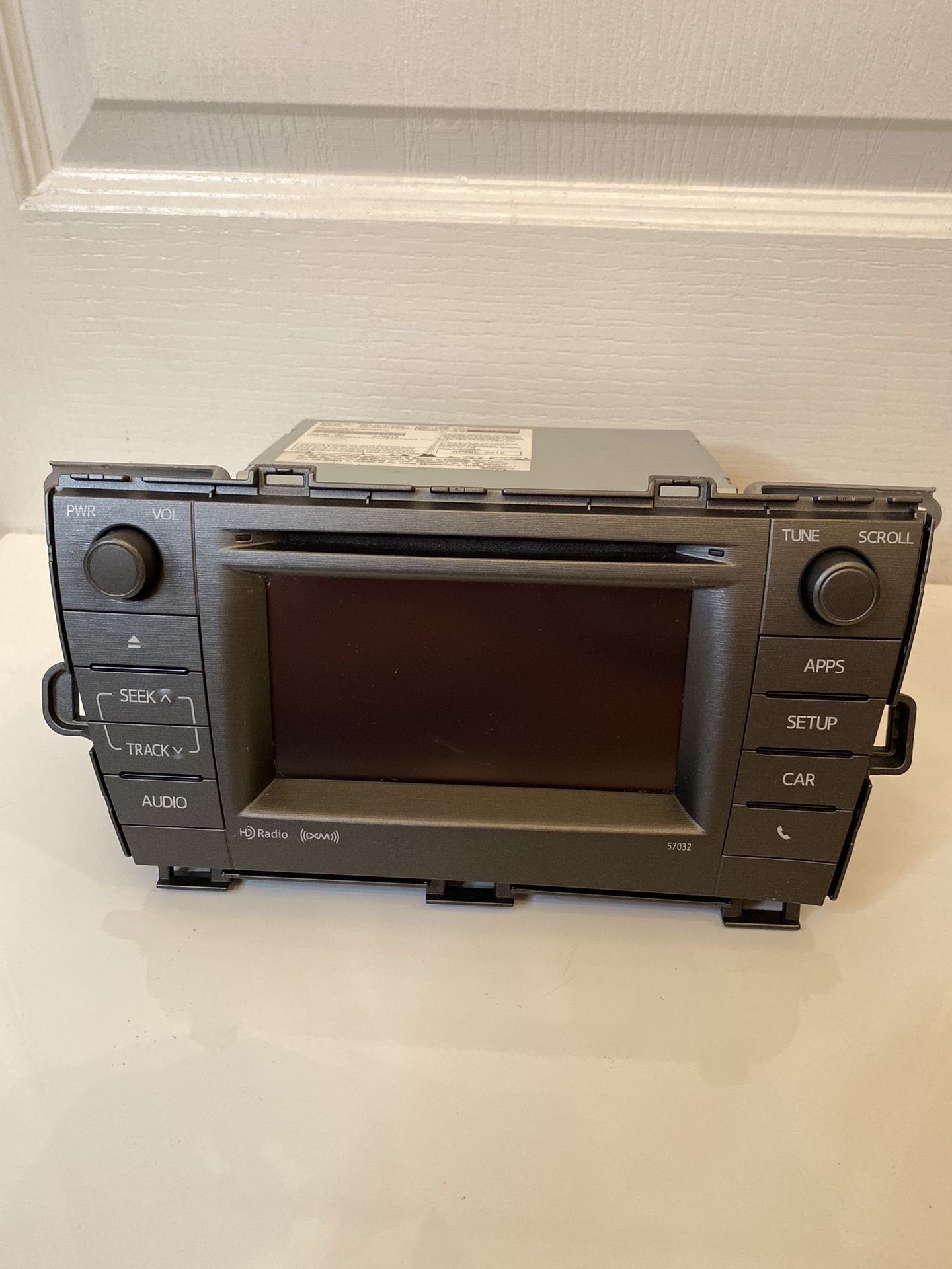 2015 Toyota Prius AM FM Radio CD Player Face ID 57032 86140-47060
