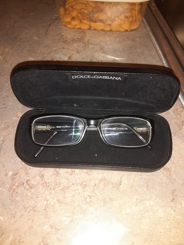 Dolce And Gabbana Reading Glasses And Case
