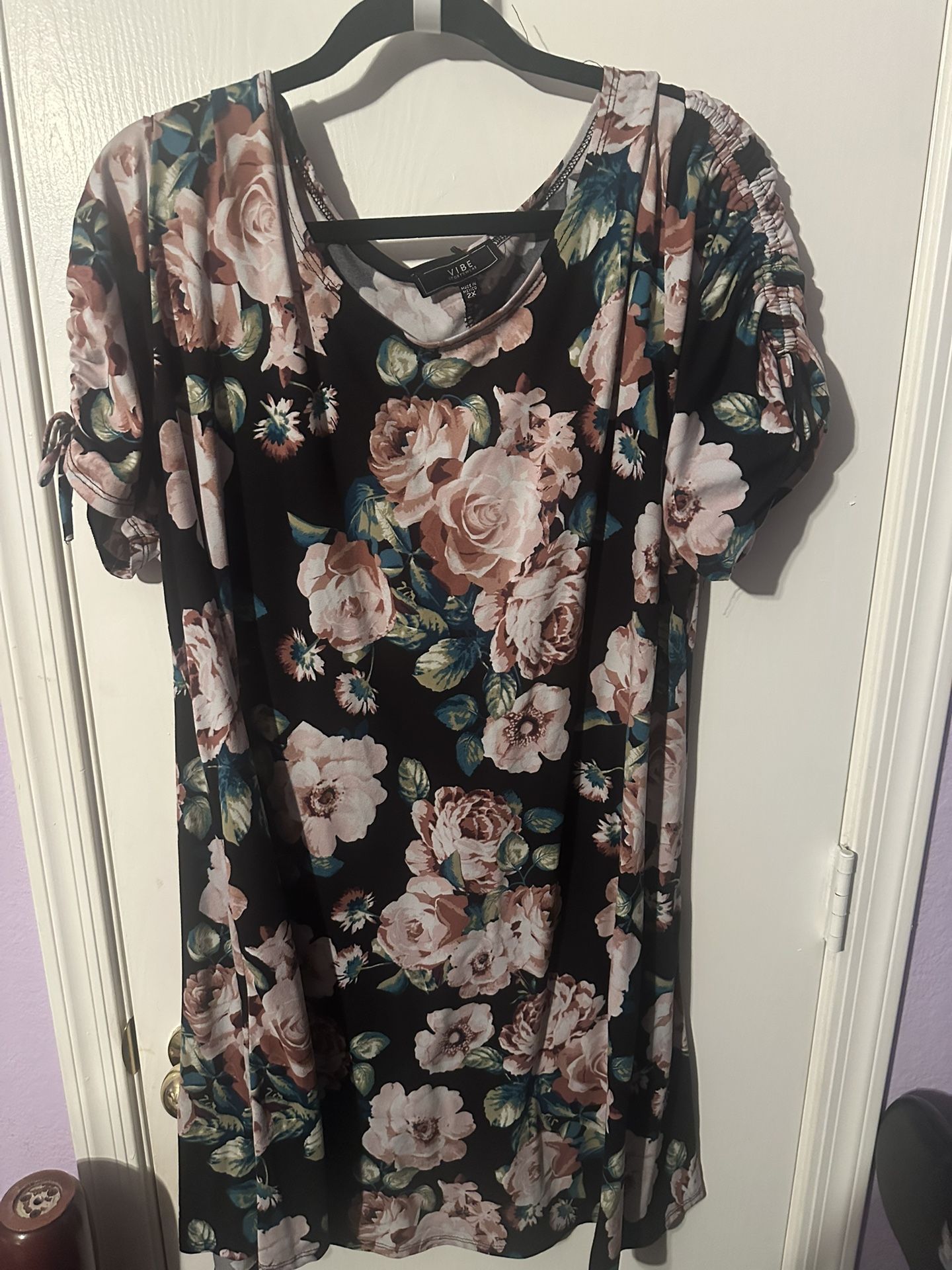 Plus Size Dress Asymmetrical Dress 2XL