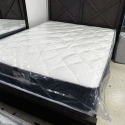 New Queen Bed And Mattress Set