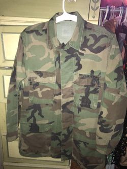 Army camo jacket