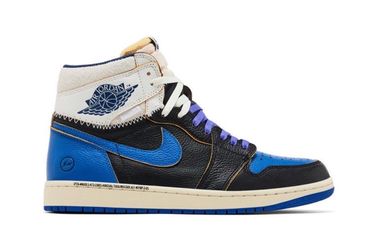 Jordan 1 High Retro OG Fragment Union Sport Royal